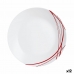 Assiette plate Arcopal Domitille Rojo Bicolore verre 25 cm (12 Unités)