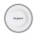 Πιάτο Ζυμαρικών Luminarc Friends Time Bistro Λευκό/Μαύρο Γυαλί 28,5 cm (12 Μονάδες)