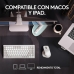 Bezvadu Pele Logitech MX Master 3S for Mac 8000 dpi Balts