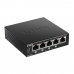 Switch D-Link DGS-1005P/E LAN PoE Noir