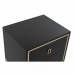 Nightstand DKD Home Decor Black Multicolour Golden Wood Metal 30 x 40 cm 50 x 40 x 53 cm