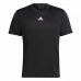 Men’s Short Sleeve T-Shirt Adidas Aeroready HIIT Back Black