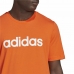 Lühikeste varrukatega T-särk, meeste Adidas  Essentials Embroidered Linear Oranž
