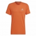 Vīriešu Krekls ar Īsām Piedurknēm Adidas X-City Oranžs