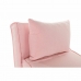 Kanapéágy DKD Home Decor 8424001799510 Többszínű Világos rózsaszín Fém modern Scandi 90 x 90 x 84 cm