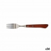 Fork Quttin Packwood 9,5 cm Brown Silver (36 Units)