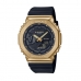 Horloge Uniseks Casio G-Shock OAK METAL COVERED - Gold Zwart (Ø 44,5 mm)