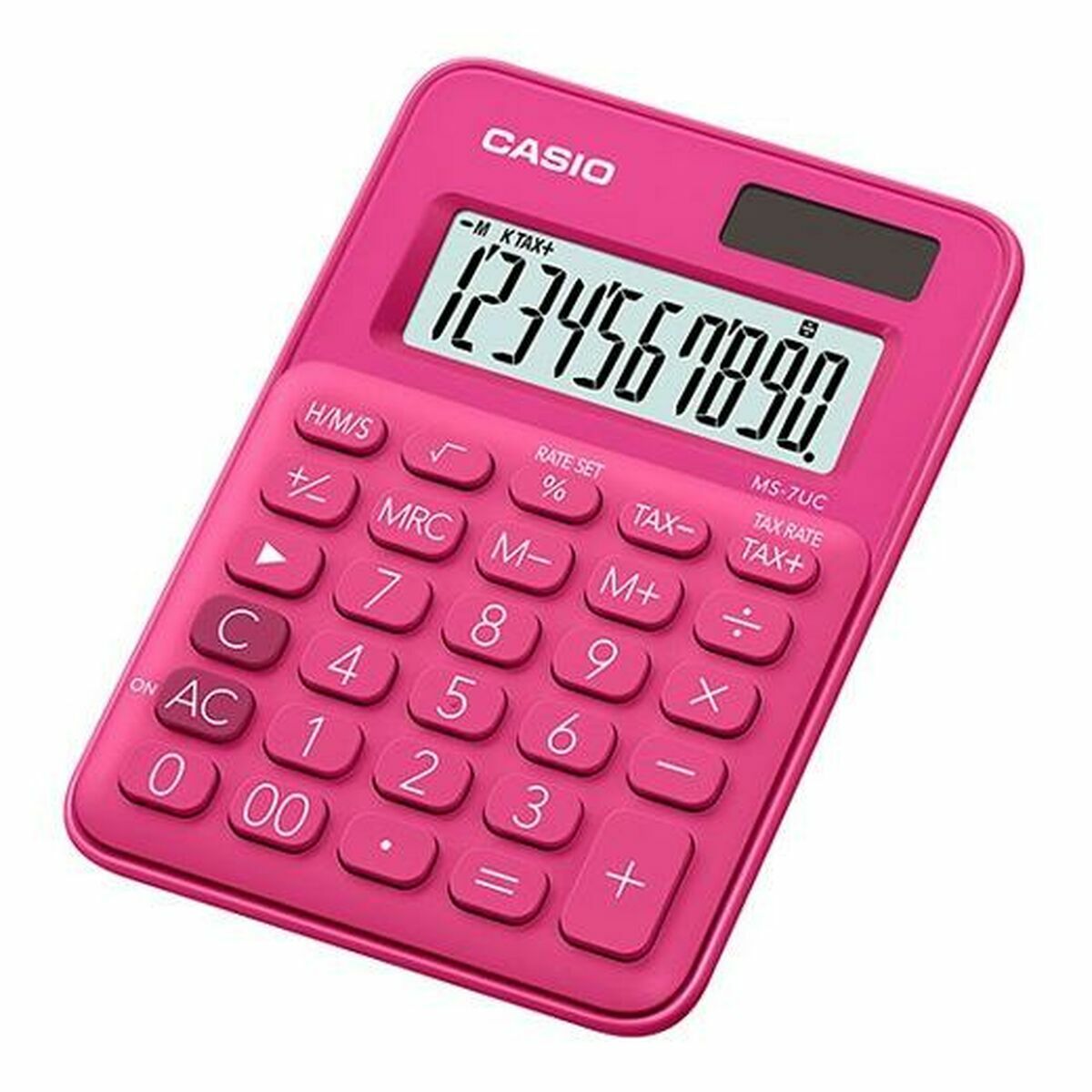 Kalkulator Casio MS-7UC-RD Rød