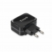 Сетевое зарядное устройство TooQ AATCAT0149 USB x 2 17W Чёрный