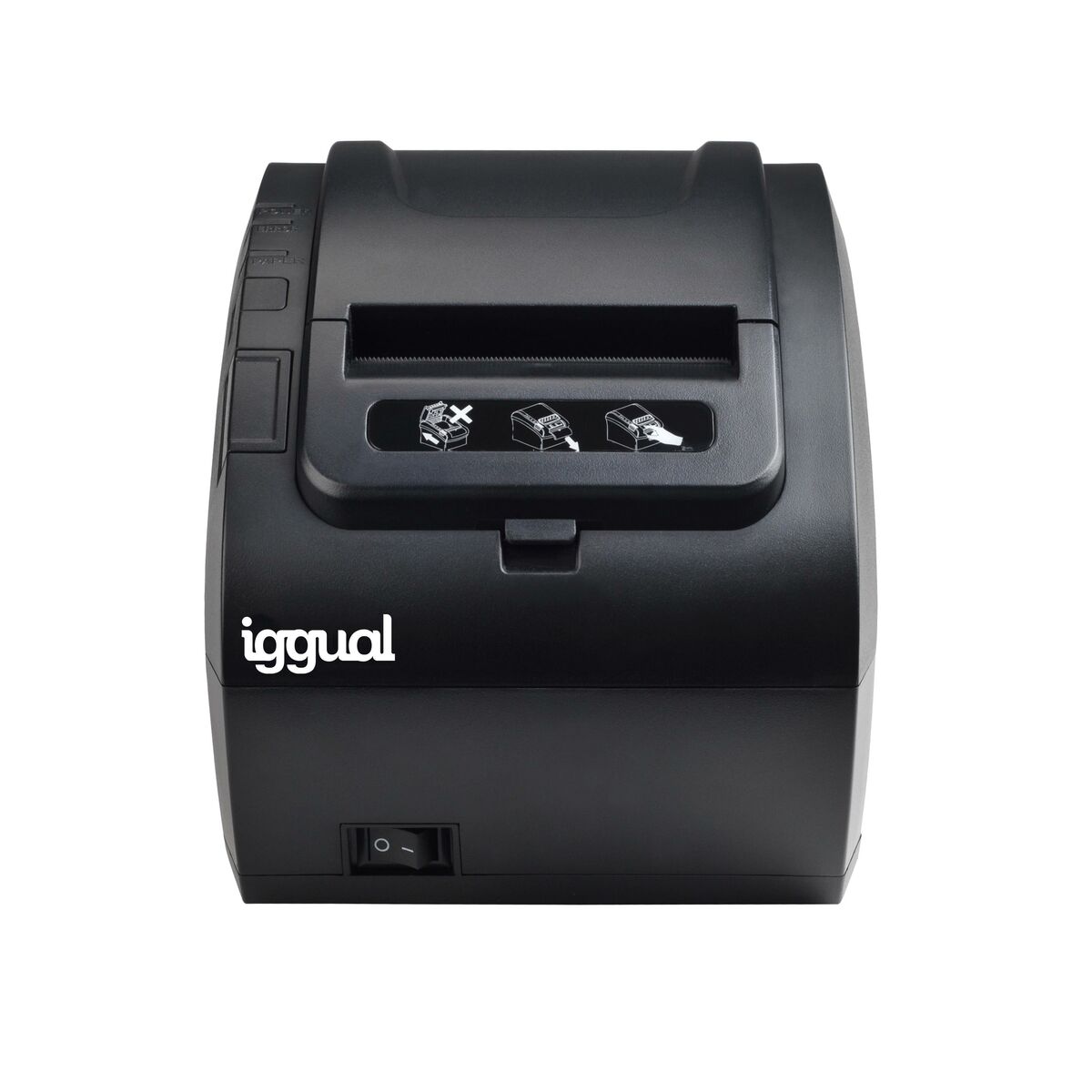 Termisk printer iggual TP8002 203 dpi Sort