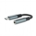 Адаптер USB C—Jack 3.5 mm NANOCABLE 10.24.1204 Серый