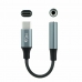USB C til Jack 3.5 mm-Adapter NANOCABLE 10.24.1204 Grå