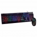 Keyboard with Gaming Mouse ELBE PTR-103-G Black