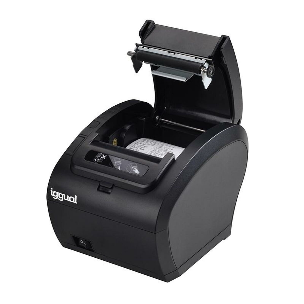 Termisk printer iggual TP8002 203 dpi Sort