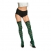Costume Stockings My Other Me Stripes Black Green (One Size)
