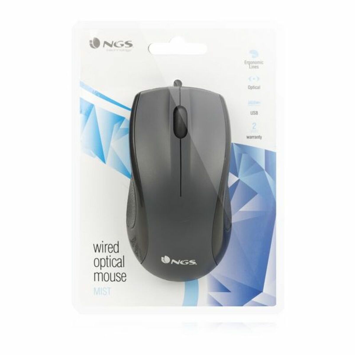 Optisk mus NGS MIST Sort