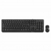 Tastatură și Mouse NGS Cocoa Kit (2 pcs) Negru Qwerty Spaniolă