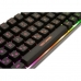Toetsenbord CoolBox DG-TEC65-RGB Zwart Qwerty Spaans