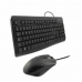 Клавиатура и мышь CoolBox COO-KTR-01U Испанская Qwerty Чёрный