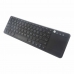 Klaviatūra su jutikliniu kilimėliu CoolBox COO-TEW01-BK Juoda Ispaniška Qwerty