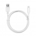 USB A to USB C Cable CoolBox COO-CAB-U3UC White 1 m