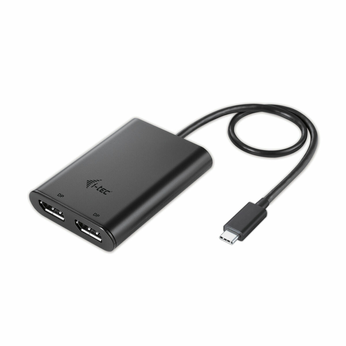 USB C til DisplayPort-adapter i-Tec C31DUAL4KDP Sort