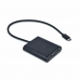 USB C DisplayPort Adapter i-Tec C31DUAL4KDP Fekete