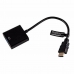 Adaptor HDMI la VGA GEMBIRD S0223205 1080 px 60 Hz Negru 15 cm