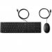 Tastatur mit Maus HP 9SR36AA#ABE Qwerty Spanisch Schwarz
