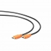 HDMI-Kabel met Ethernet GEMBIRD CC-HDMI4L-6 Zwart Zwart/Oranje 1,8 m