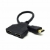 HDMI to Double HDMI Adapter GEMBIRD DSP-2PH4-04 Black