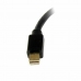 Adaptador Mini DisplayPort a DVI Startech MDP2DVI              Negro 0,13 m