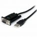 USB–RS232 Adapter Startech 235M196 Fekete 1 m Bíborvörös
