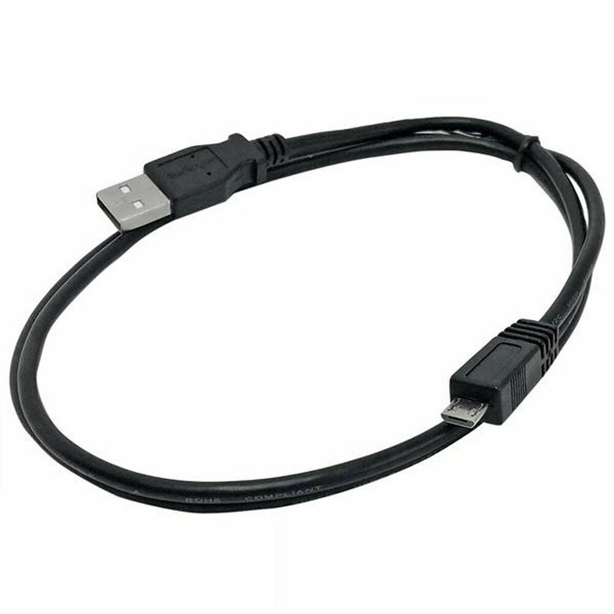 USB-kabel til Micro USB Startech UUSBHAUB1M USB A Micro USB B Sort