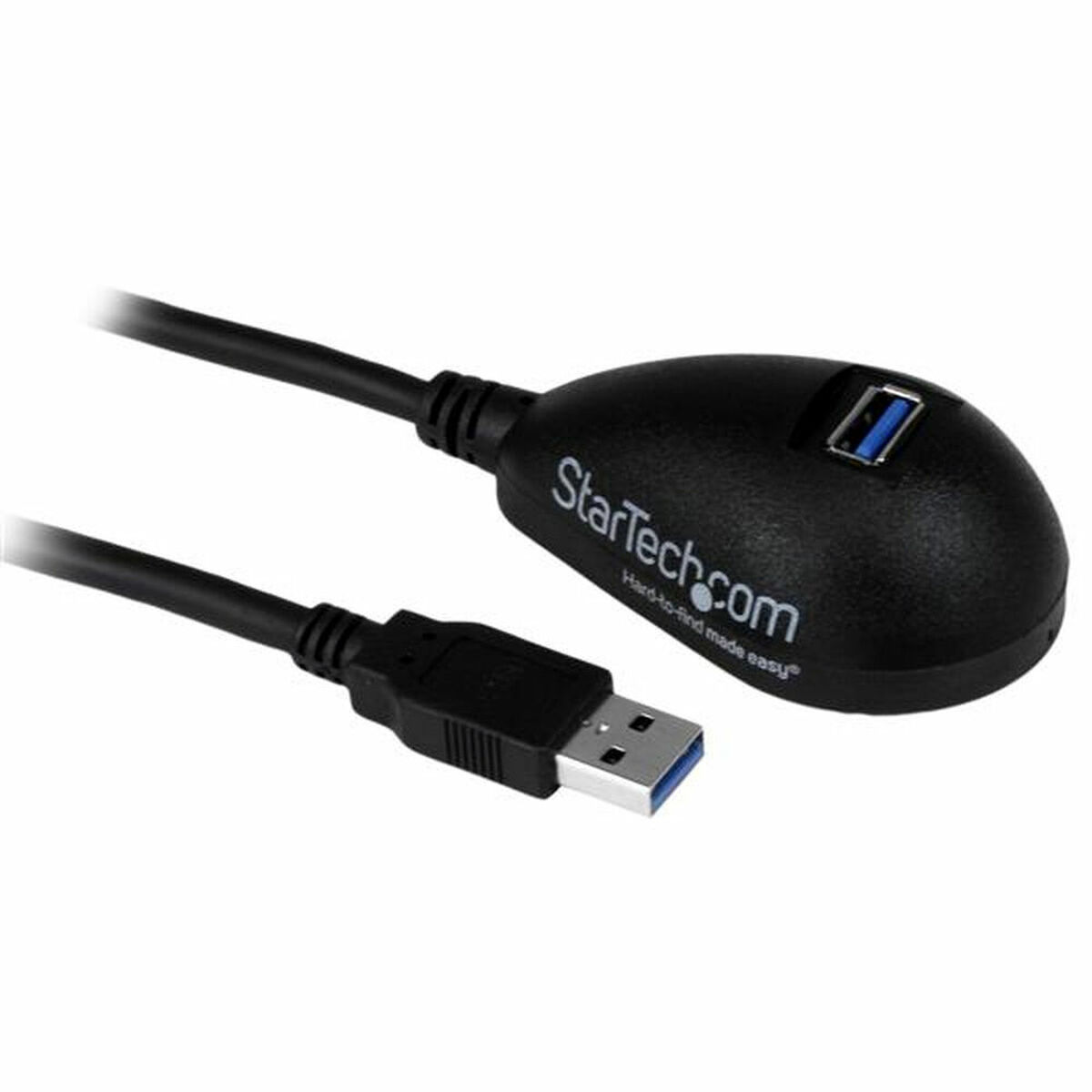 USB-kabel Startech USB3SEXT5DKB Sort