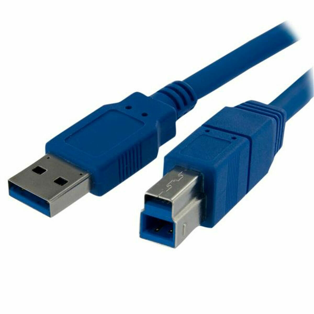 USB A til USB B-kabel Startech USB3SAB1M Blå