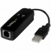 USB Aдаптер Startech USB56KEMH2 RJ-11 Черен