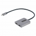 Hub USB Startech MST14CD122HD Cinzento Preto Preto/Cinzento