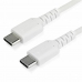 USB-C-kabel Startech RUSB2CC1MW 1 m Vit