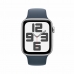 Смарт часовник Apple Watch SE Син Сребрист 44 mm
