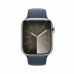 Älykello Apple Watch Series 9 GPS + Cellular S/M 45 mm Sininen Hopeinen