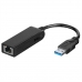 Tinklo adapteris D-Link DUB-1312 LAN 1 Gbps USB 3.0 Juoda