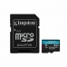 Carte Mémoire Micro SD avec Adaptateur Kingston Canvas Go! Plus 64 GB