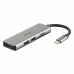 Hub USB C D-Link DUB-M530 4K Ultra HD Siva