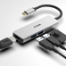 HUB USB C D-Link DUB-M530 4K Ultra HD Szary