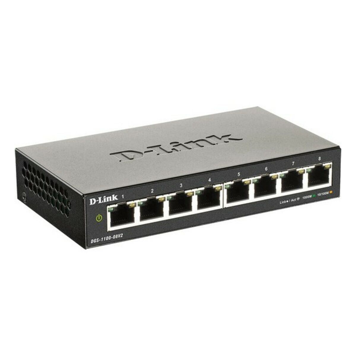 Switch D-Link 8xGbE (Repasované A+)