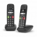 Draadloze telefoon Gigaset E290 Duo Zwart
