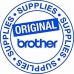 Printer labels Brother DK-11247 Hvid Sort Sort/Hvid