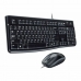 Tastatur und optische Maus Logitech 920-002550 USB Schwarz Qwerty Spanisch
