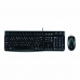 Tastatur og optisk mus Logitech 920-002550 USB Sort Spansk qwerty